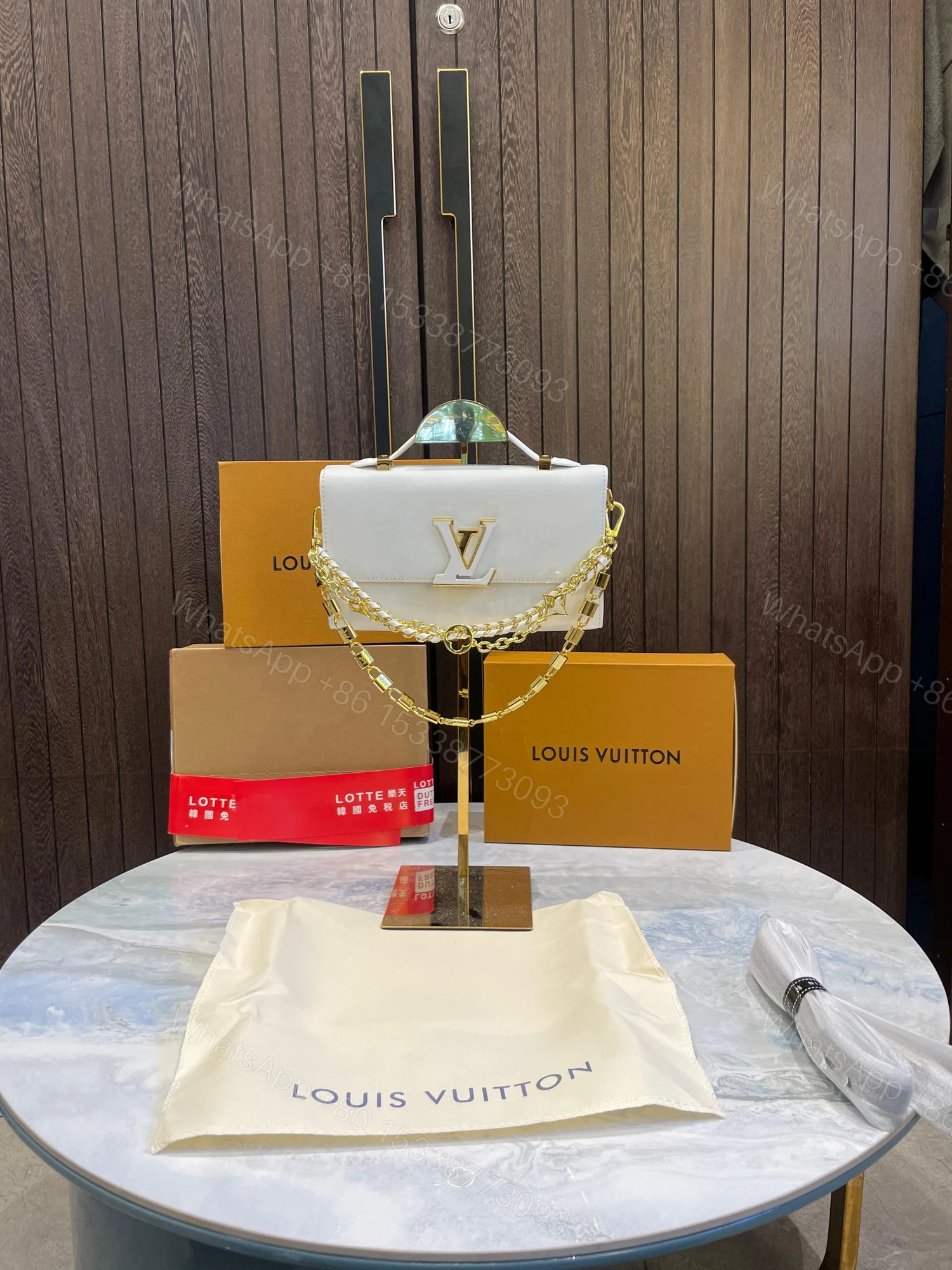 View 12 of First Copy Louis Vuitton Wallet On Chain Capucines