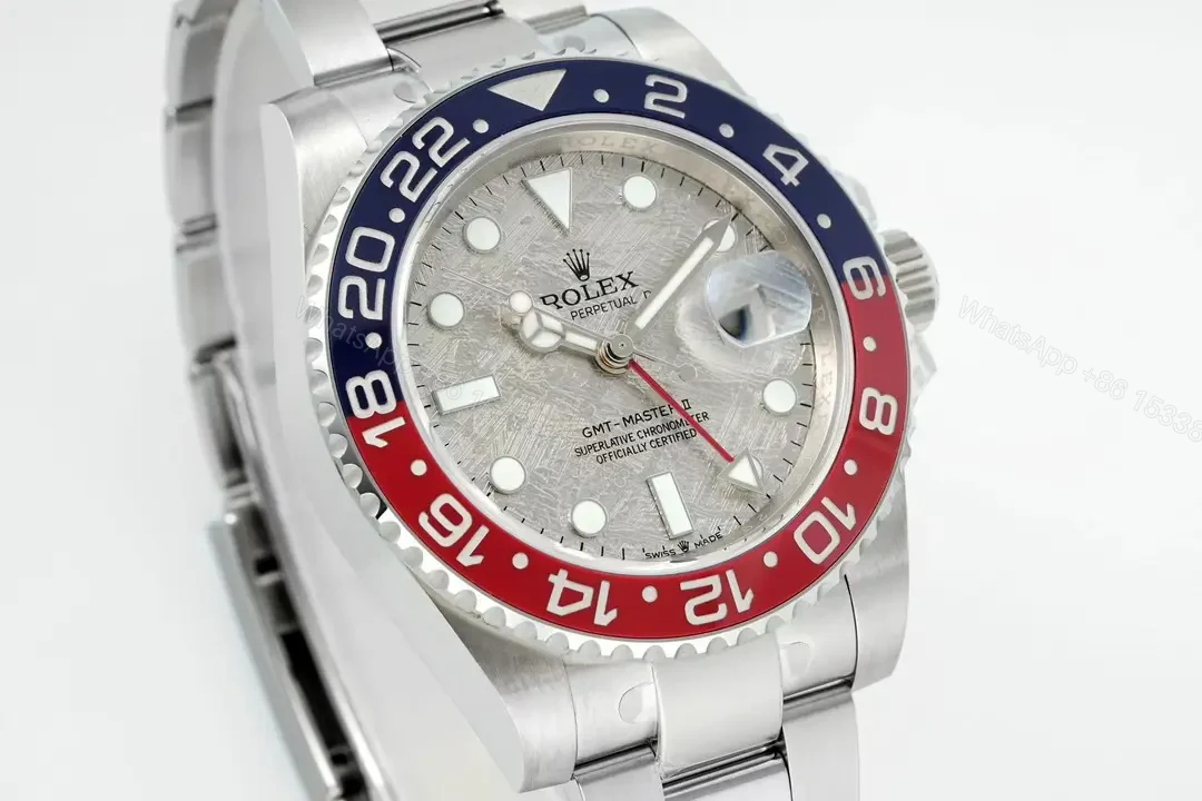 View 2 of Rolex GMT Master II Greenwich V5 40mm Dandong 3285 Automatic Watch RLX-GMT-GREEN-V5-40-D3285
