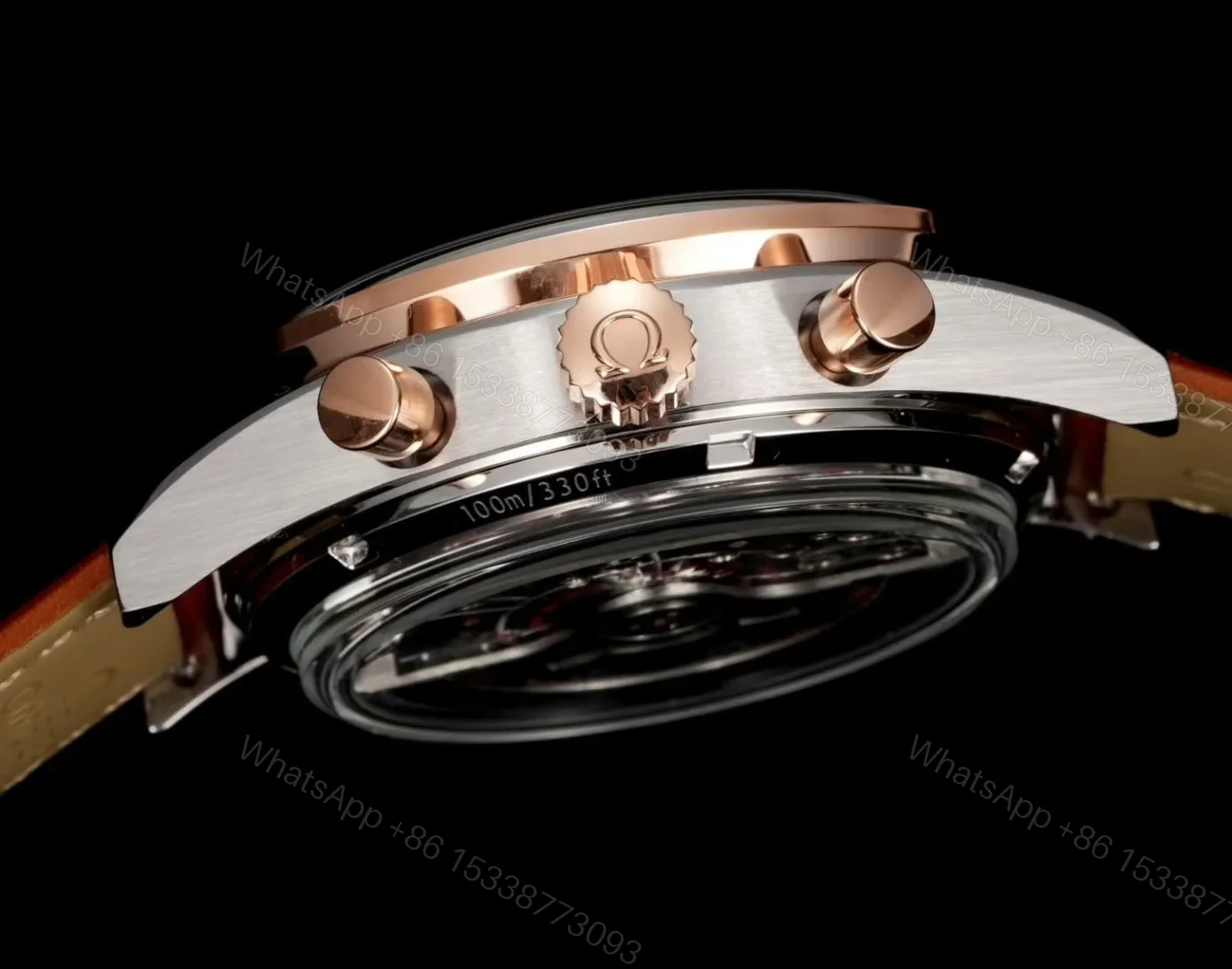 View 5 of Omega Speedmaster 57 Co-Axial Stainless Steel Red Gold Black Dial 331.22.42.51.01.001
