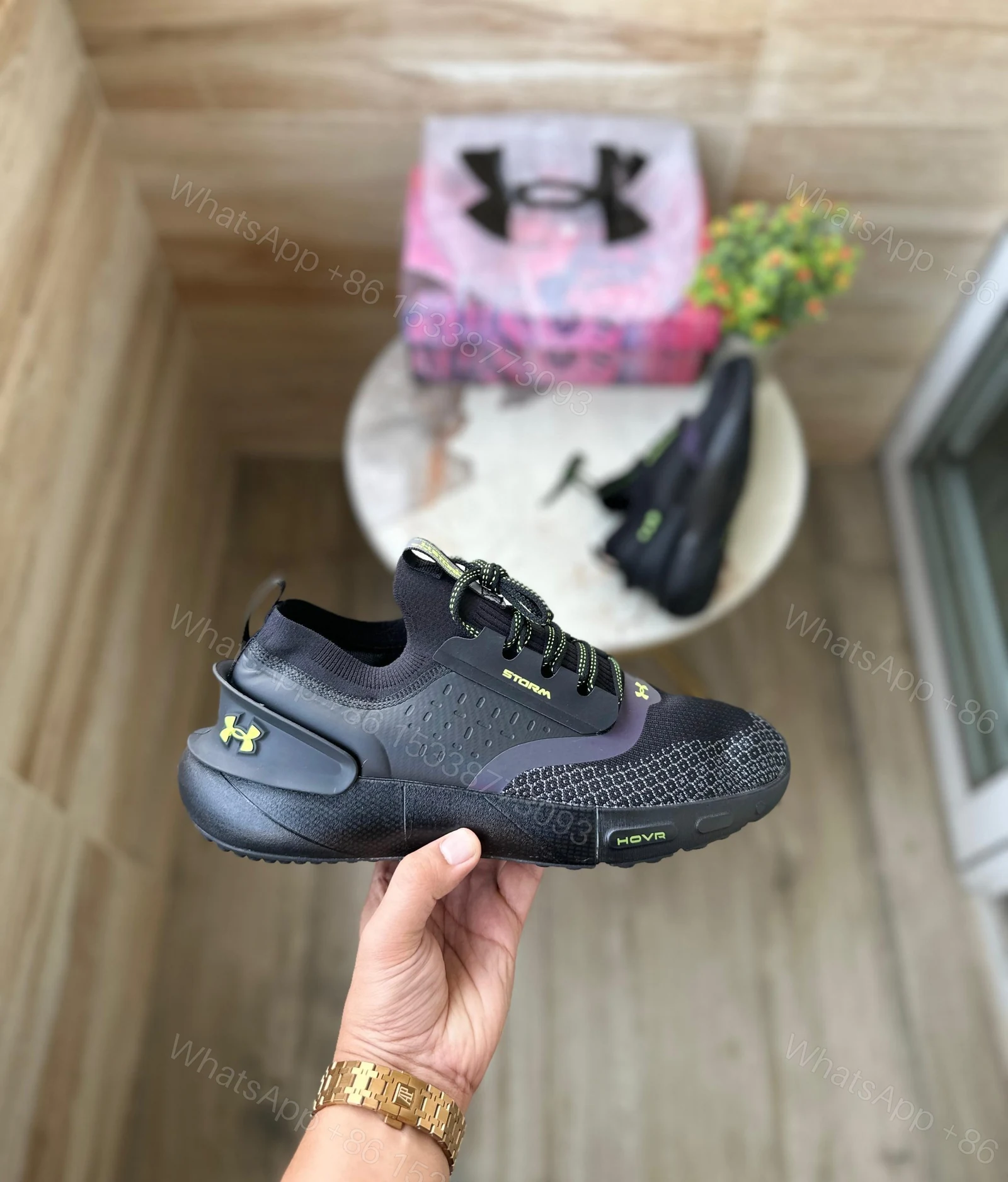 PHANTOM HOVR 2023 BLACK UNDER ARMOUR SHOE FOR MEN — view 1