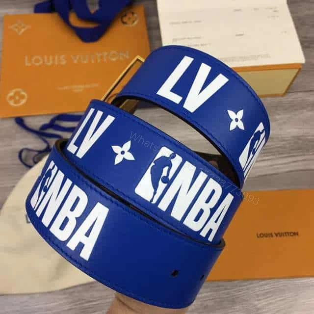 View 10 of LOUIS VUITTON X NBA 3 STEPS 40MM REVERSIBLE MONOGRAM CANVAS BELT – B99