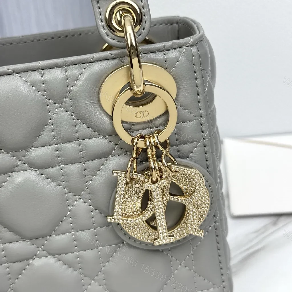 View 3 of Quilted Satchel Minimalist Gold Chain Crossbody Style Deluxe Compact