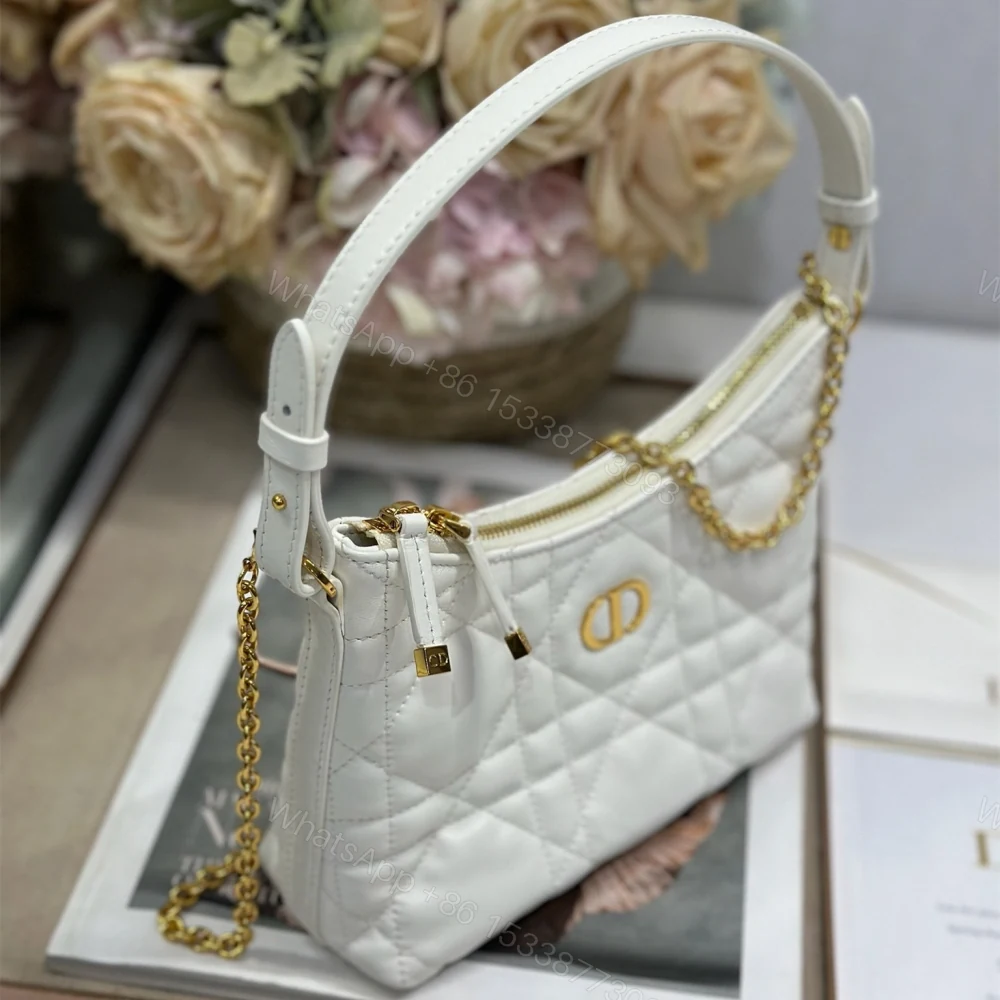 View 3 of 高仿Dior*MissCaro系列S5253M030小羊皮手提包Mini白色免檢版