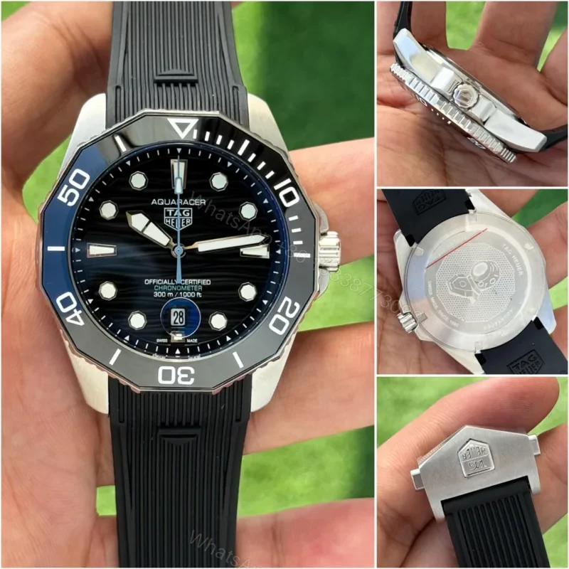 View 2 of Tag Heuer Aquaracer 7A Black Dial Automatic