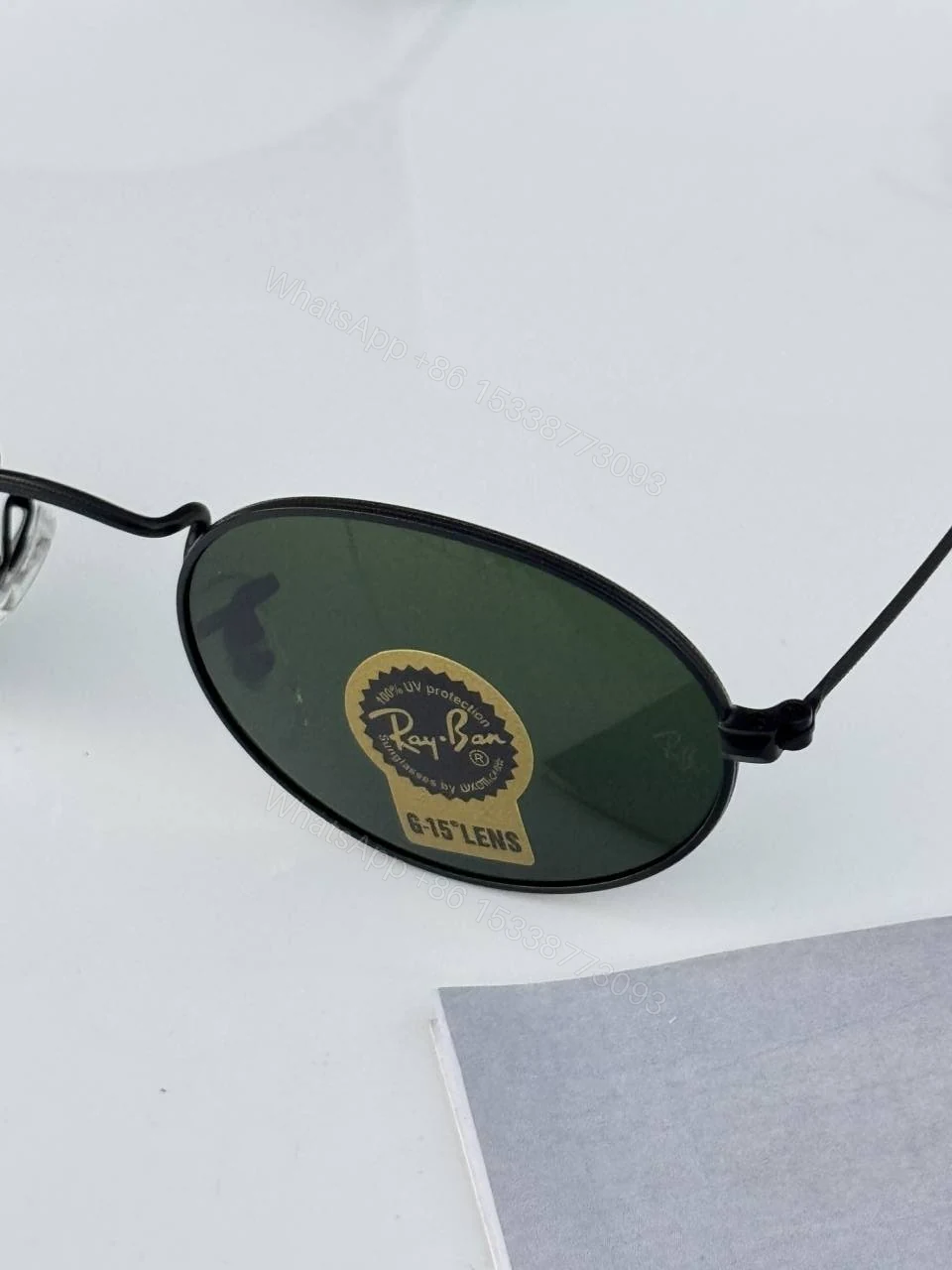 View 5 of First Copy Ray Ban RB3547 Black Green Sunglasses Online India