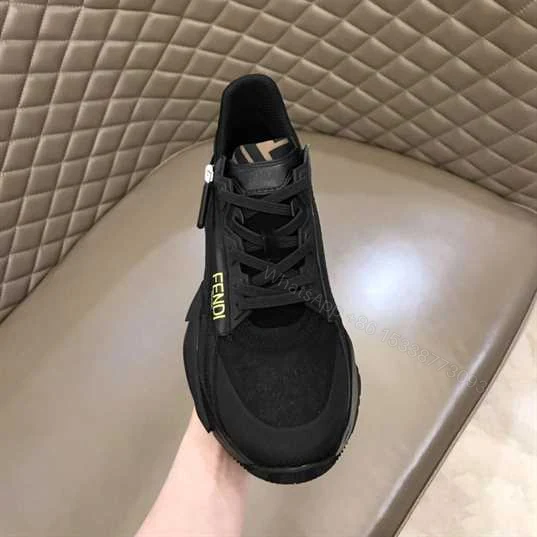 View 3 of FENDI CHUNKY LACE-UP TRAINERS – FD24