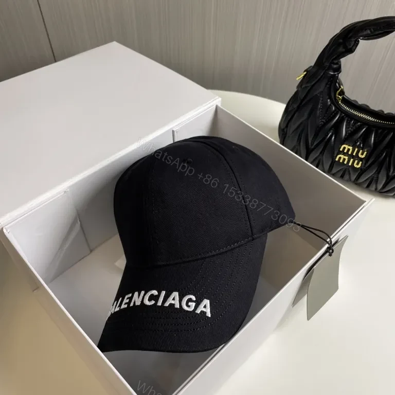 View 2 of Bold Logo Baseball Cap: Subtle Luxury Streetwear Cap