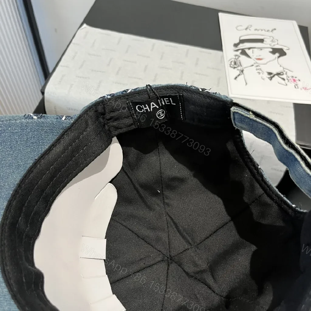 View 5 of Denim Quilted Cap: Structured Modern Streetwear