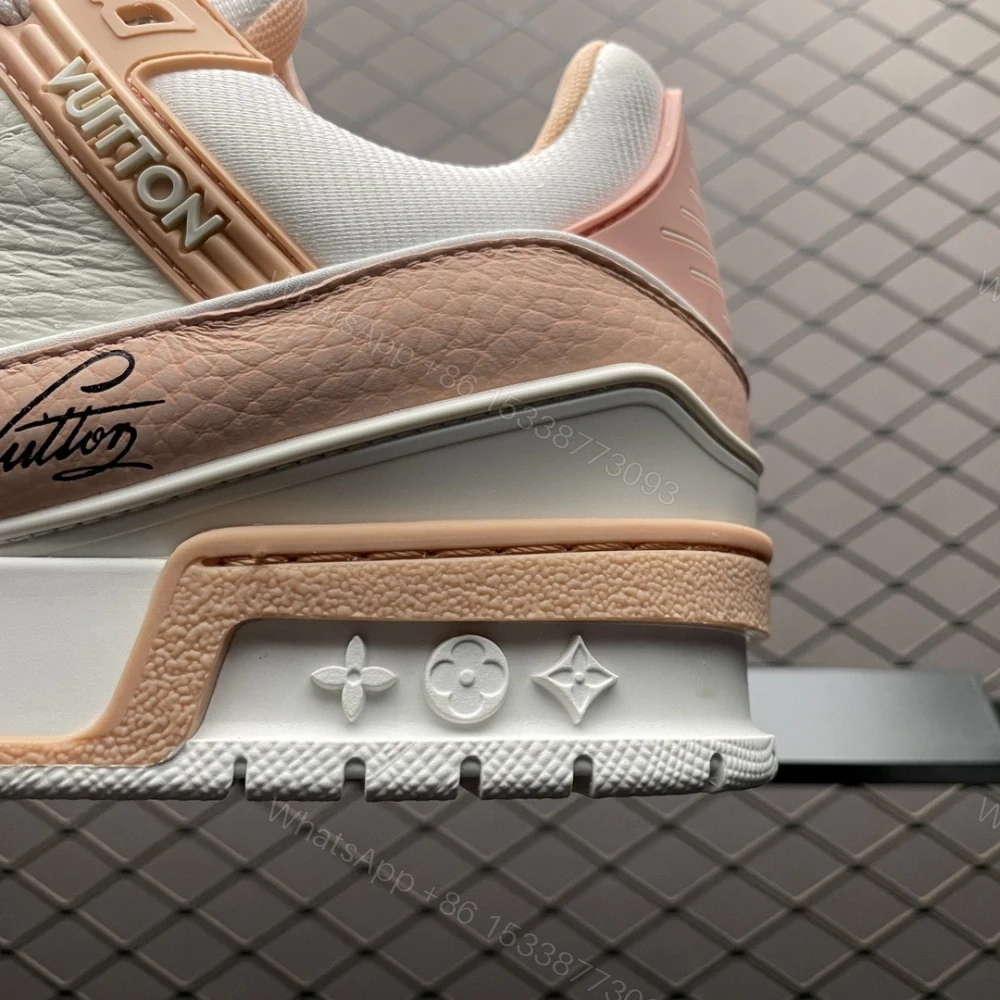 View 7 of 高仿LV*Trainer系列61PJLN38休閒鞋玫粉色純原版本