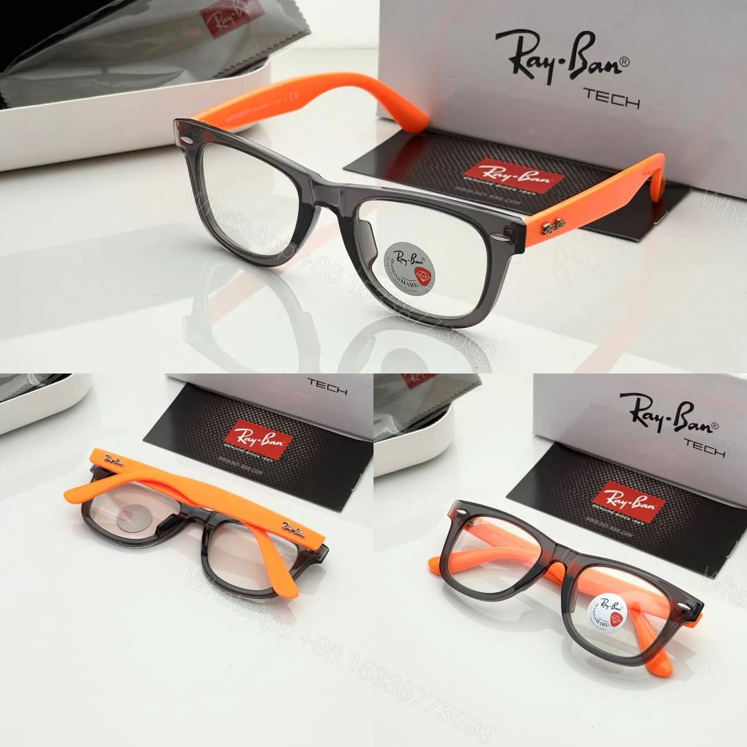 View 2 of First Copy Ray-Ban 2140 Grey Orange Day Night Sunglasses UV Protected Premium Quality