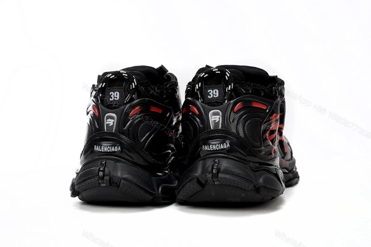 View 8 of Balenciaga Runner Black And Red Characters 677402 W3RB1 0102