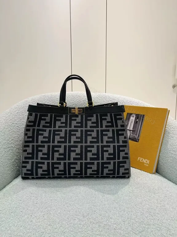 Bold Fendi Monogram Structured Handbag: Versatile Luxury — view 1