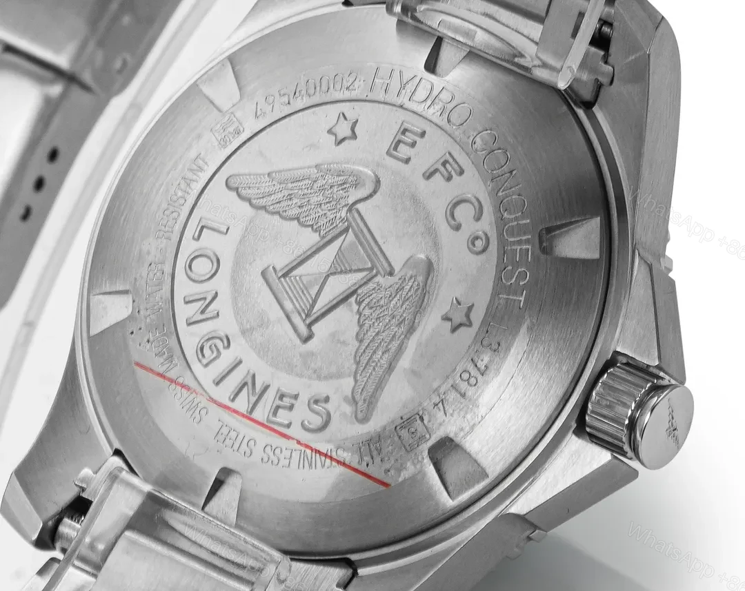 View 6 of Longines Conquest Black Dial Automatic Stainless Steel Watch