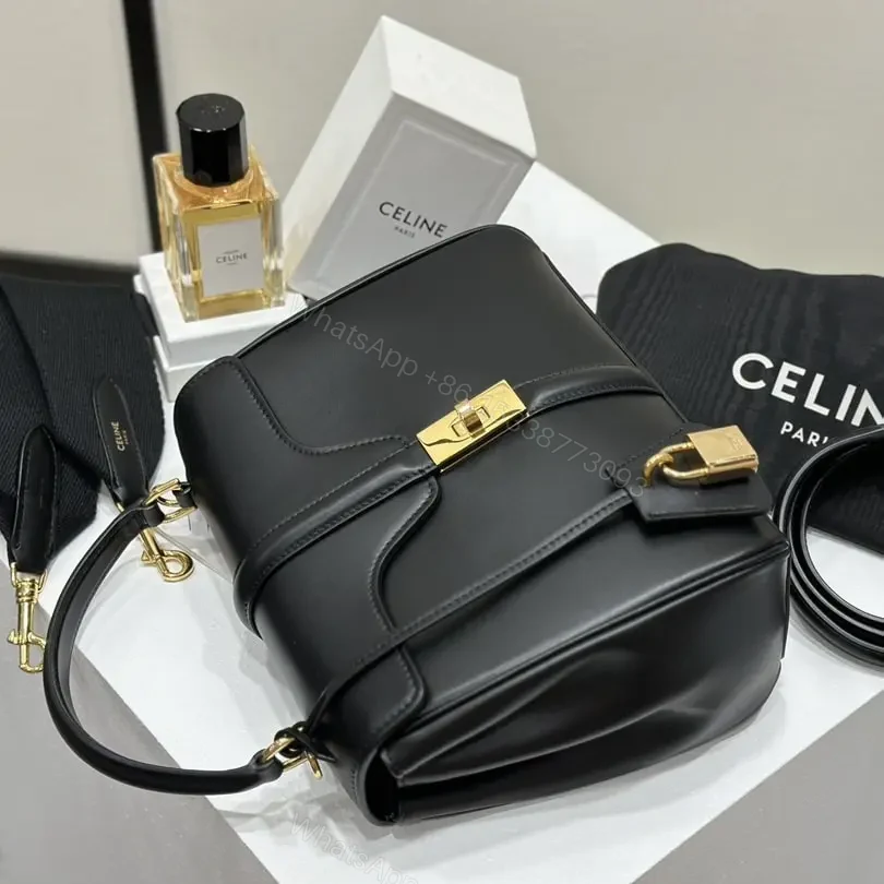 View 7 of 高仿Celine*Cles16系列手袋188003黑色免檢版