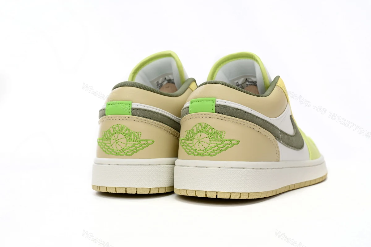 View 3 of Air Jordan aj1 Low Green White FD9906-131