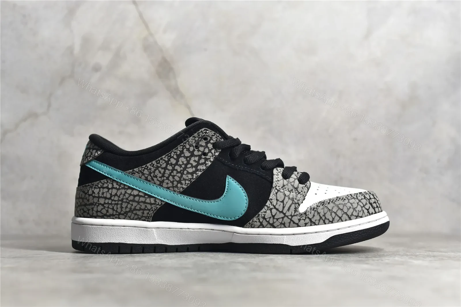 View 3 of UA Nike Dunk SB Low Atmos Elephant replicas