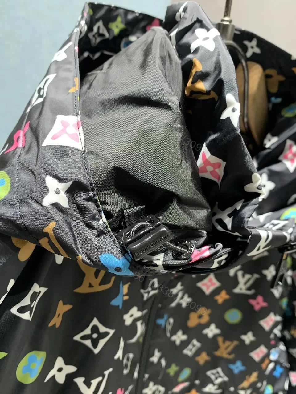 View 8 of Colorful Monogram Windbreaker: Luxe Street-Ready Jacket