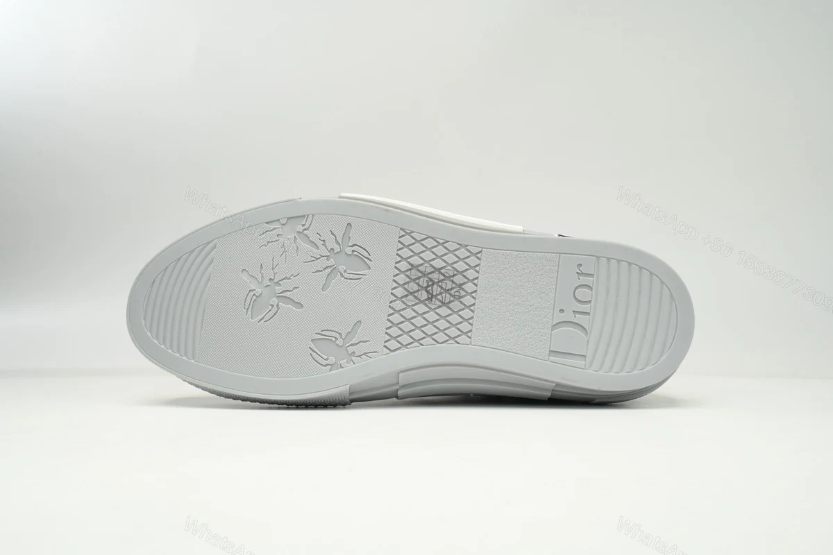 View 4 of Dior B23 HT Oblique Low Cut Blue Gray