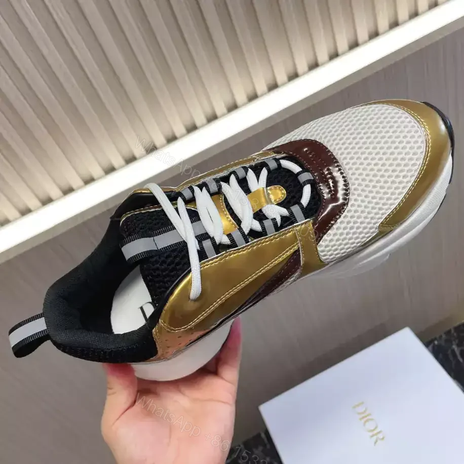 View 4 of B22 SNEAKER TECHNICAL MESH WITH AND CALFSKIN – CD126