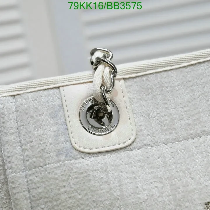 View 35 of Chanel Deauville Chain Black Tote Bag QL854 – Trendy and Functional