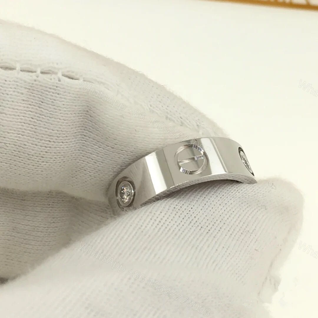 View 4 of Cartier Love Ring, 3 diamonds