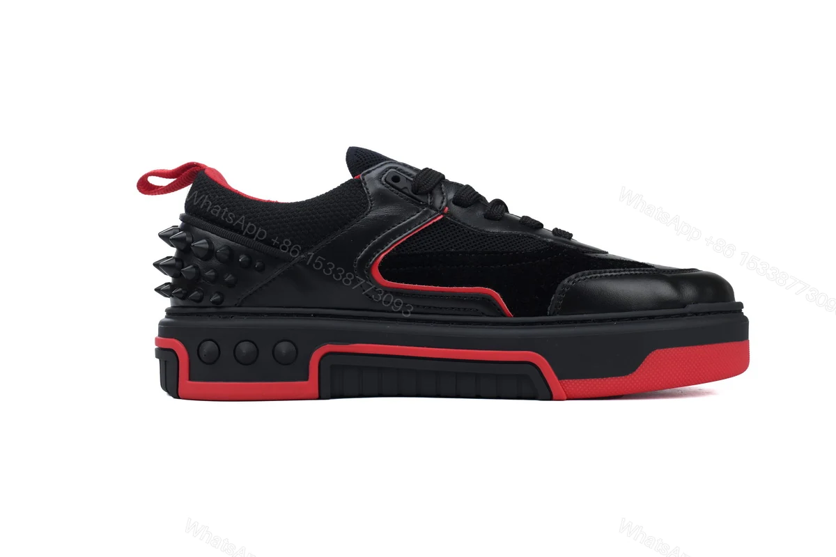 View 6 of Christian Louboutin Astroloubi 'Black Red' 3230886H358