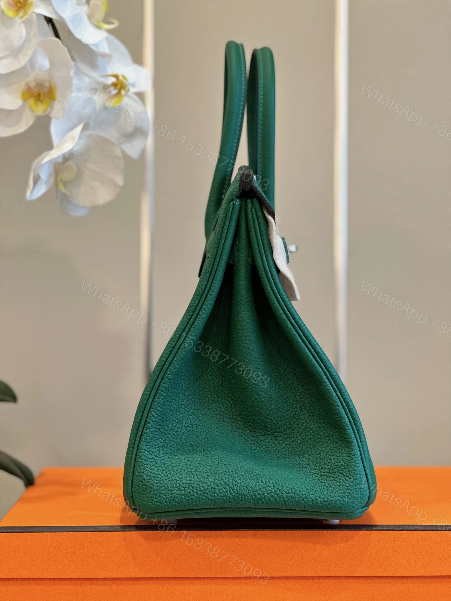 View 5 of Hermes Birkin 30 Dark Green Palladium Hardware