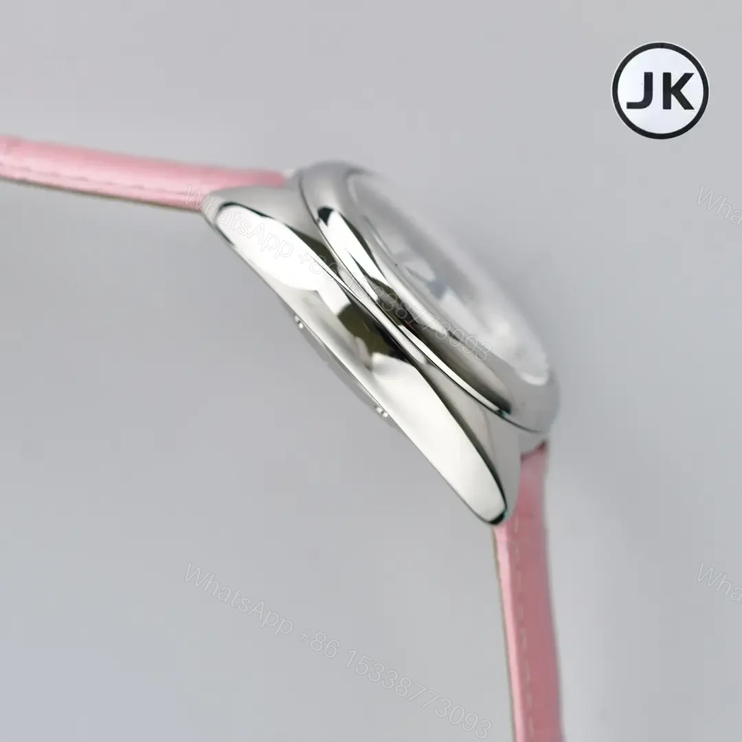 View 7 of Cartier CLE DE Cartier Pink Leather Strap Automatic Watch