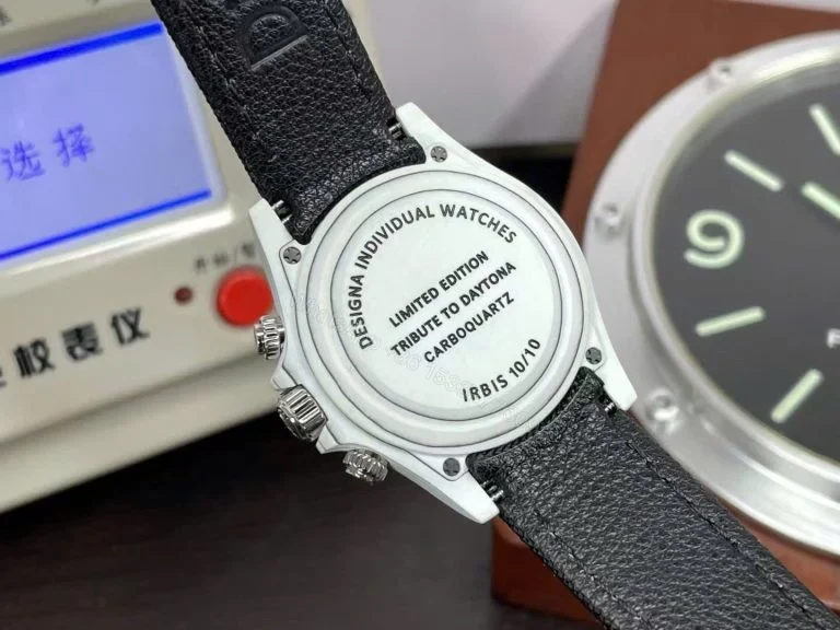 View 6 of Replica Rolex Daytona DiW Carbon Black Dial 40mm