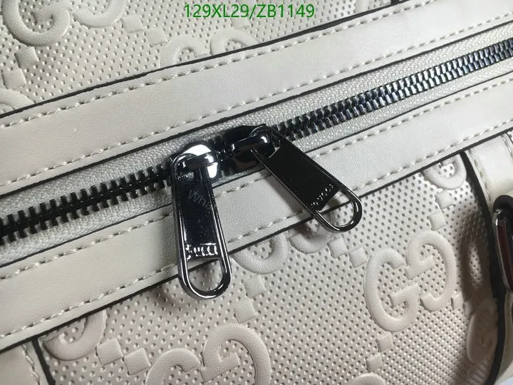 View 14 of Gucci Large Black Canvas Bag Knockoff Embossed with GG Logo VC73DZ
