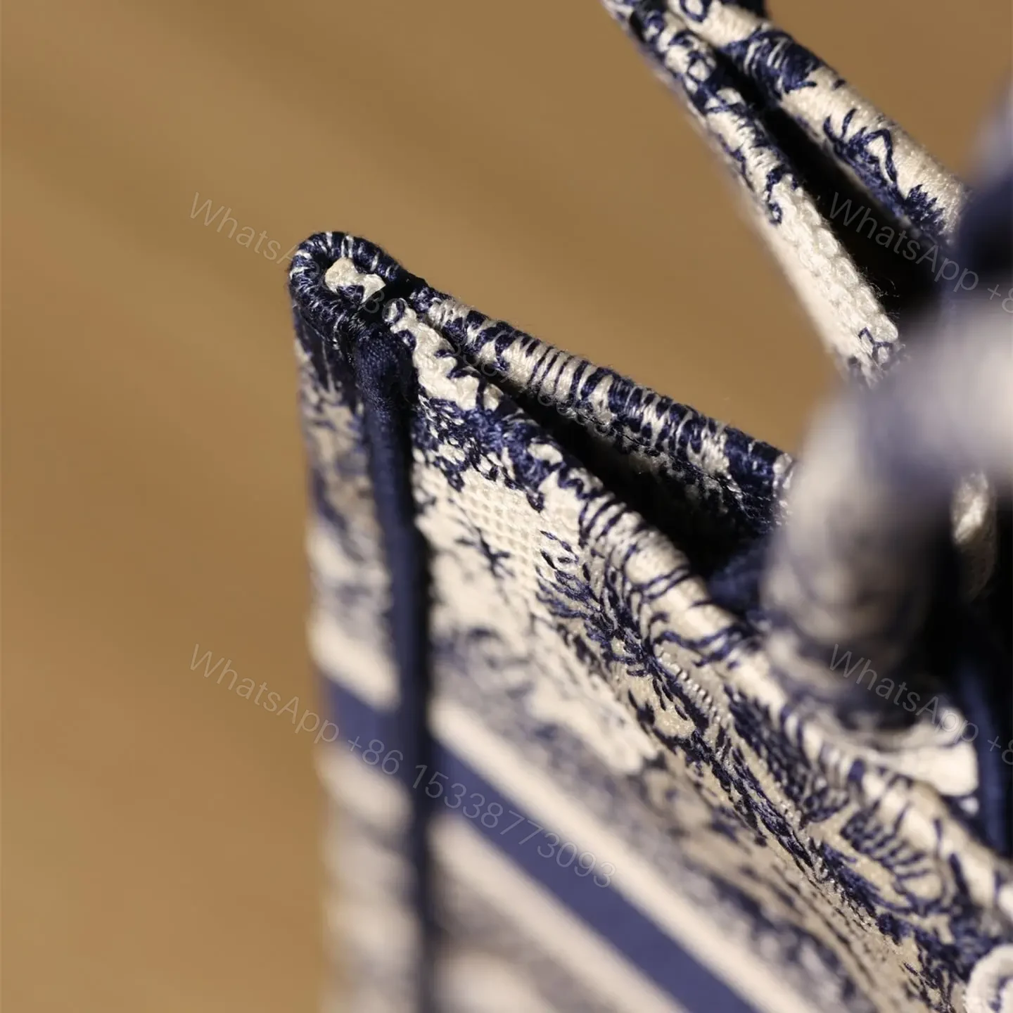 View 13 of 高仿Dior*BookTote系列藍色茹伊手袋S