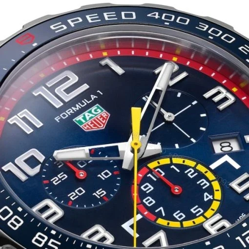 View 6 of Replica TAG Heuer Formula 1 Men Quartz Blue Rubber Watch CAZ101AL.FT8052