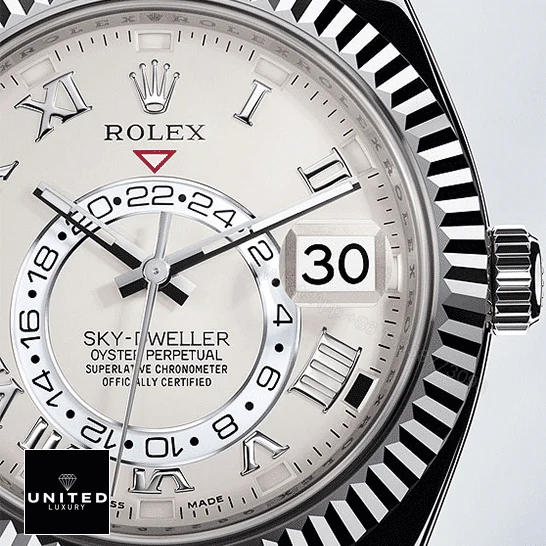 View 5 of Rolex Sky-Dweller 326939 White Dial Oyster Replica