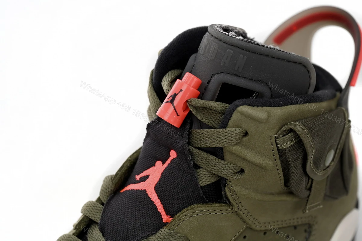 View 6 of Air Jordan 6 Olive Green CN1085-200