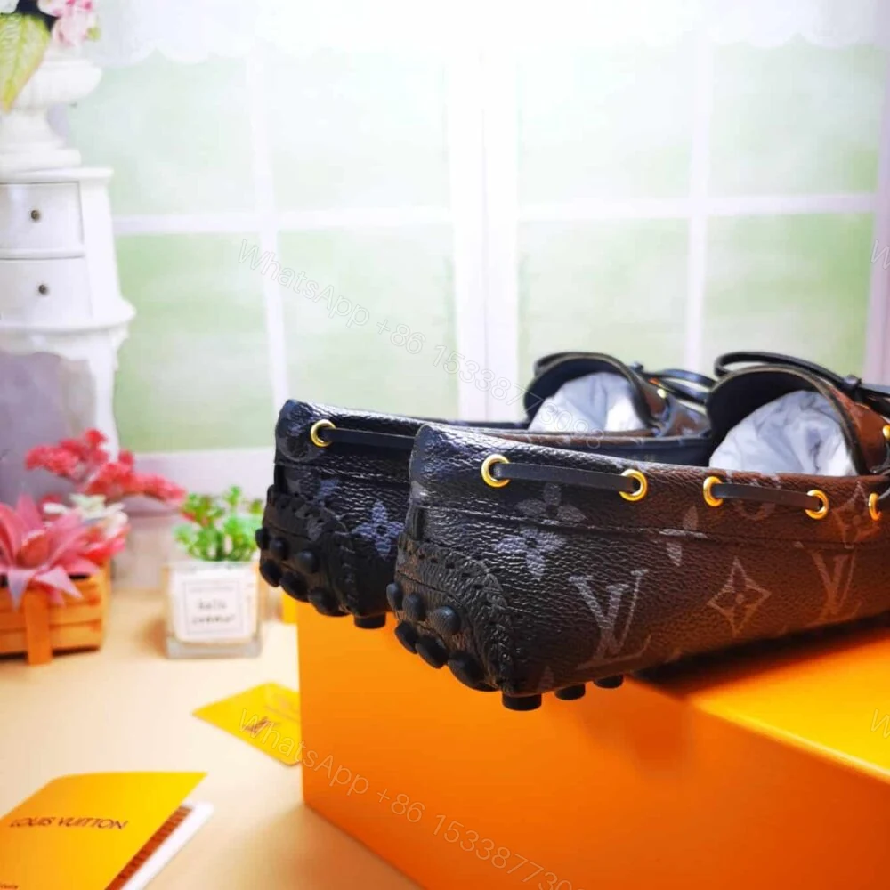 View 6 of Louis Vuitton Gloria Loafers Monogram Black