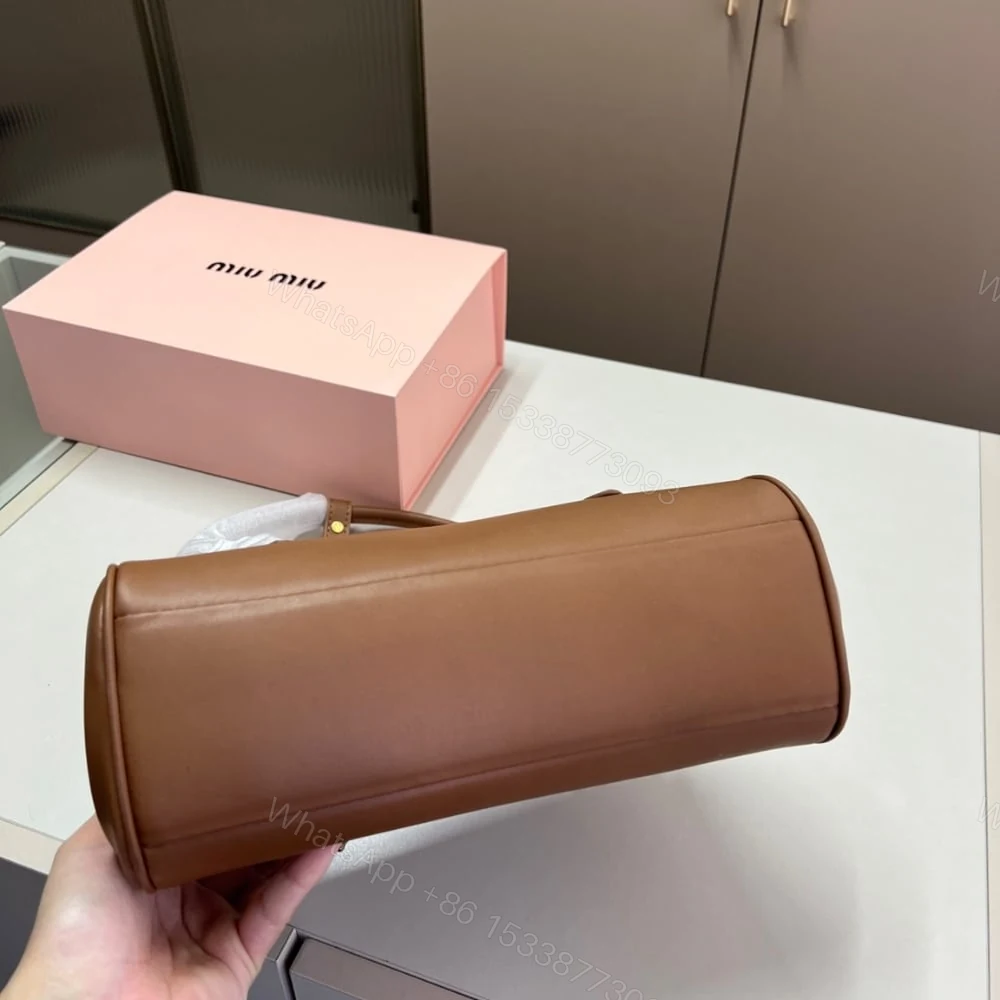 View 4 of MIUMIU SHOULDER BAG BROWN 28CM