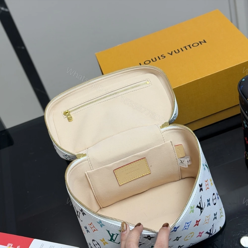 View 7 of Louis Vuitton X Takashi Murakami Nice BB Multicolored White 24Cm M28340