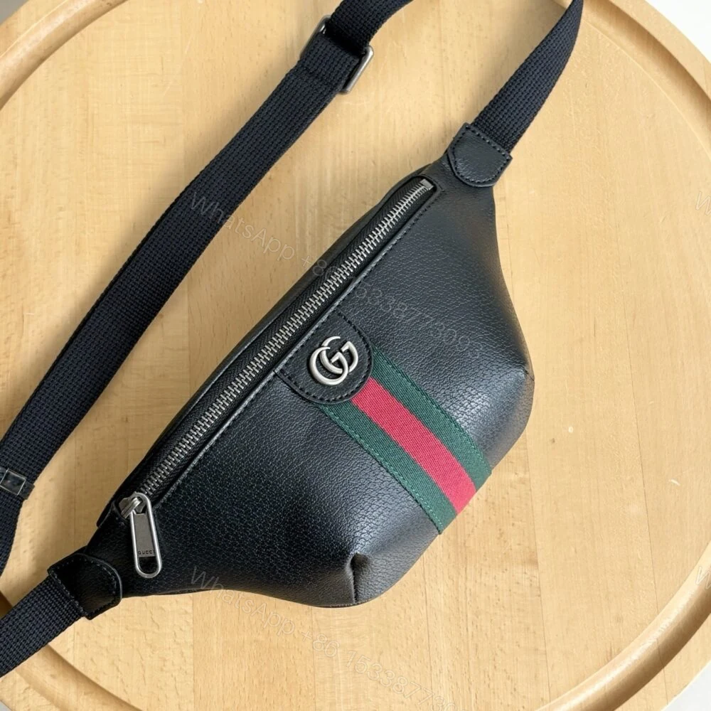 View 7 of Gucci Ophidia Small Belt Bag Black 30Cm ‎839106 AAE1B 1043