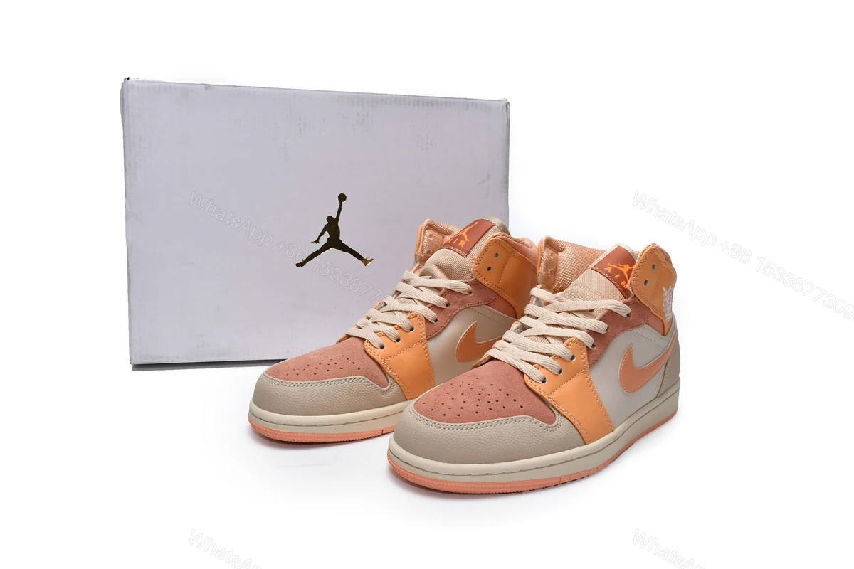 Air Jordan 1 Mid Atomic Orange(W) DH4270-800 — view 2