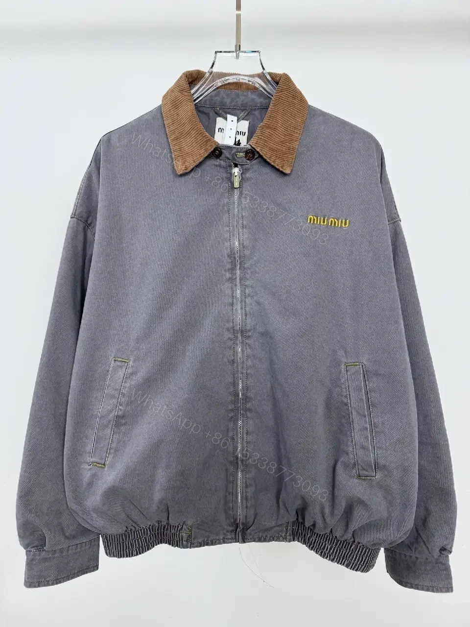 View 8 of Corduroy Collar Coach Jacket: Luxury Everyday Essential