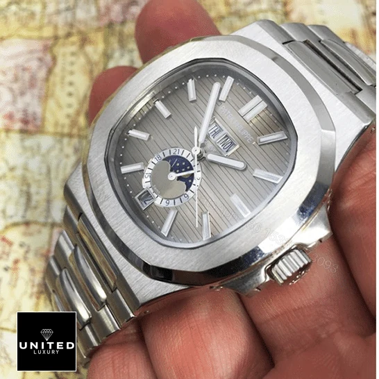 View 7 of Patek Philippe Nautilus Black Dial Replica