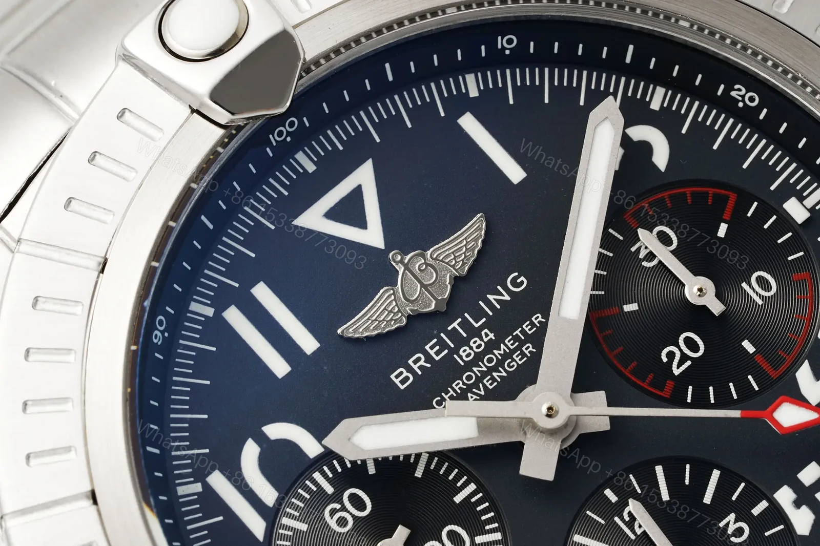 View 4 of Breitling Avenger B01 Chronograph 45 Stainless Steel Anthracite Bracelet AB01821A1B1A1
