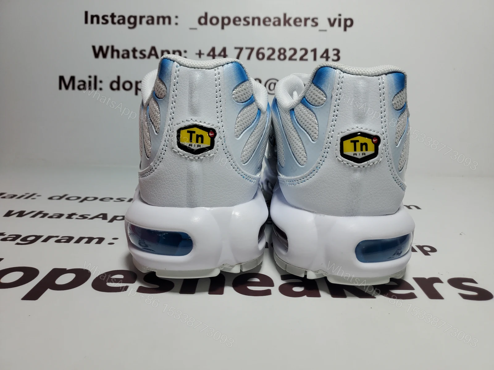 View 4 of Nike Air Max Tn White And Blue Sky