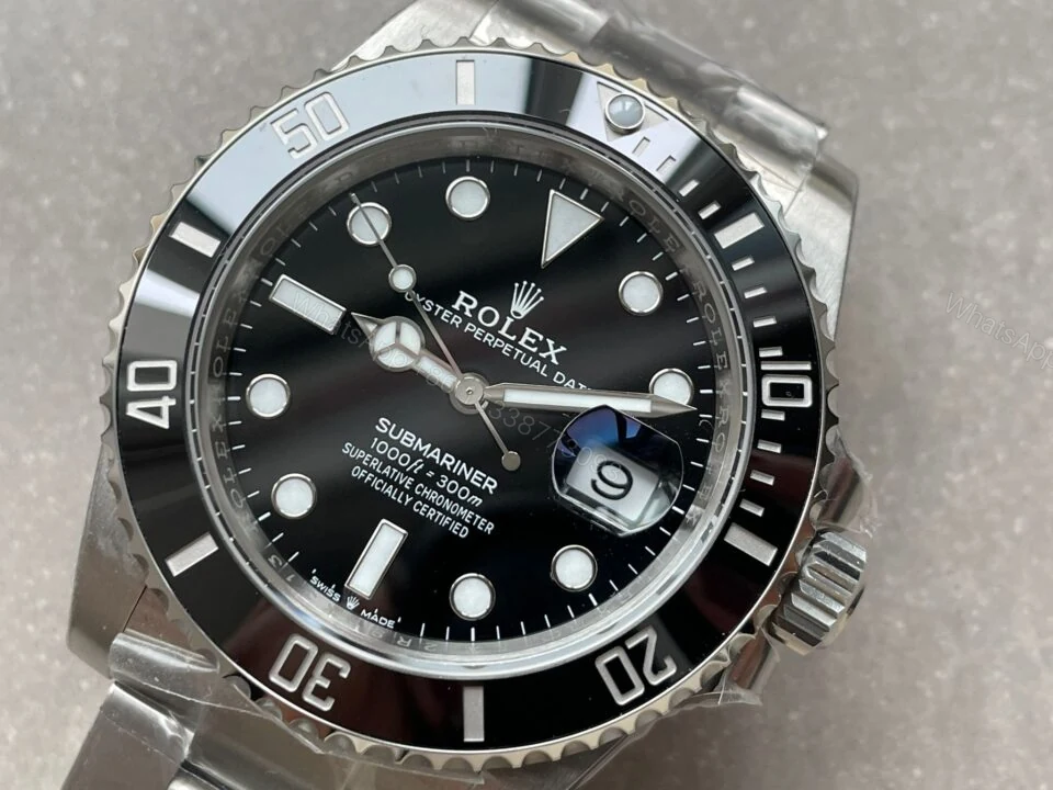 View 11 of VSF FACTORY 1:1 Rolex SUBMARINER SUB DATE SUBMARINER 41MM 126610 LN BEST EDITION BLACK CERAMIC 904L STEEL VS3235