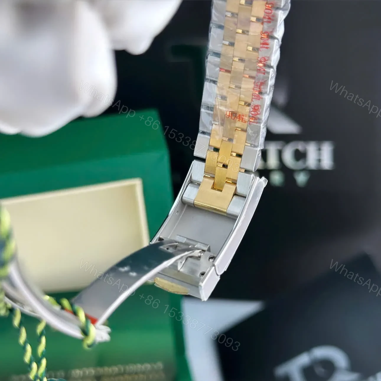 View 8 of Replica Rolex Datejust II Gold Dial 116333 41 mm