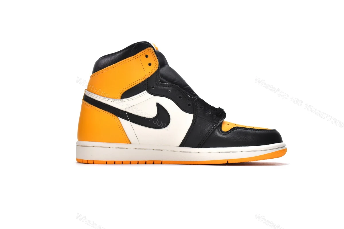 View 2 of Air Jordan 1 High OG Yellow Toe 555088-711