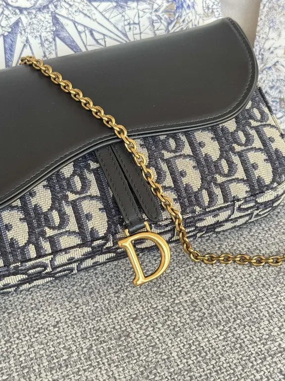 View 2 of Chic Dior Canvas & Leather Crossbody: Everyday Luxury Bag