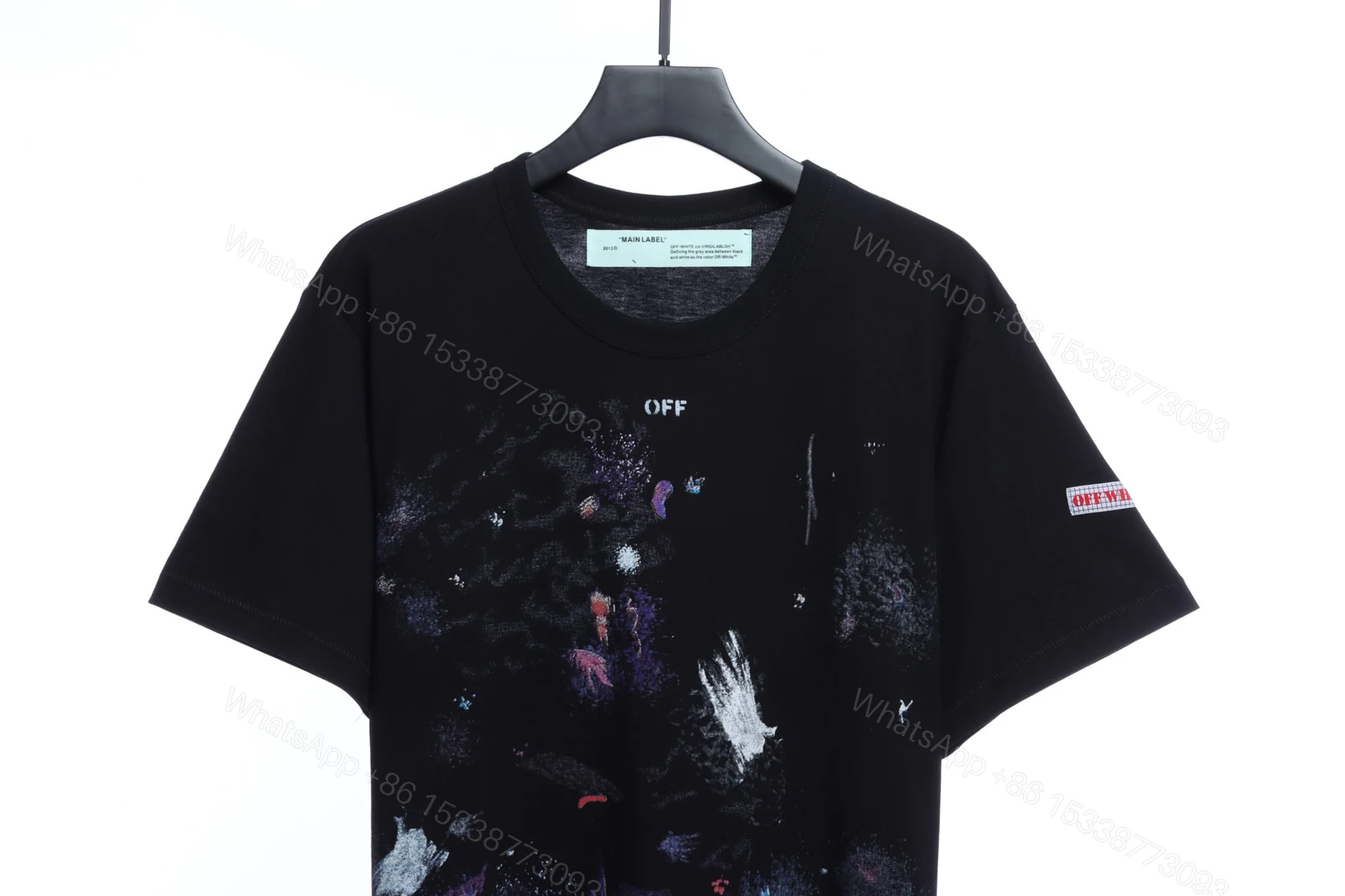 View 2 of Off-White Fireworks T-Shirt Black