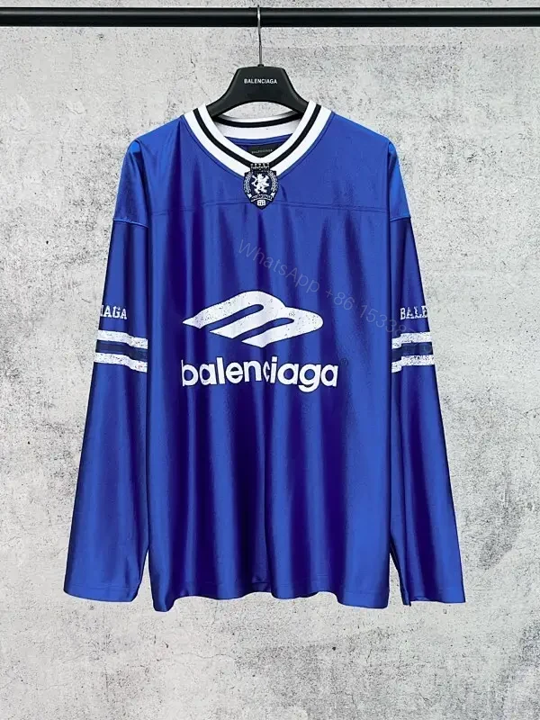 Bold Blue Jersey – Luxe Streetwear, Elevated Comfort, Unisex — view 1