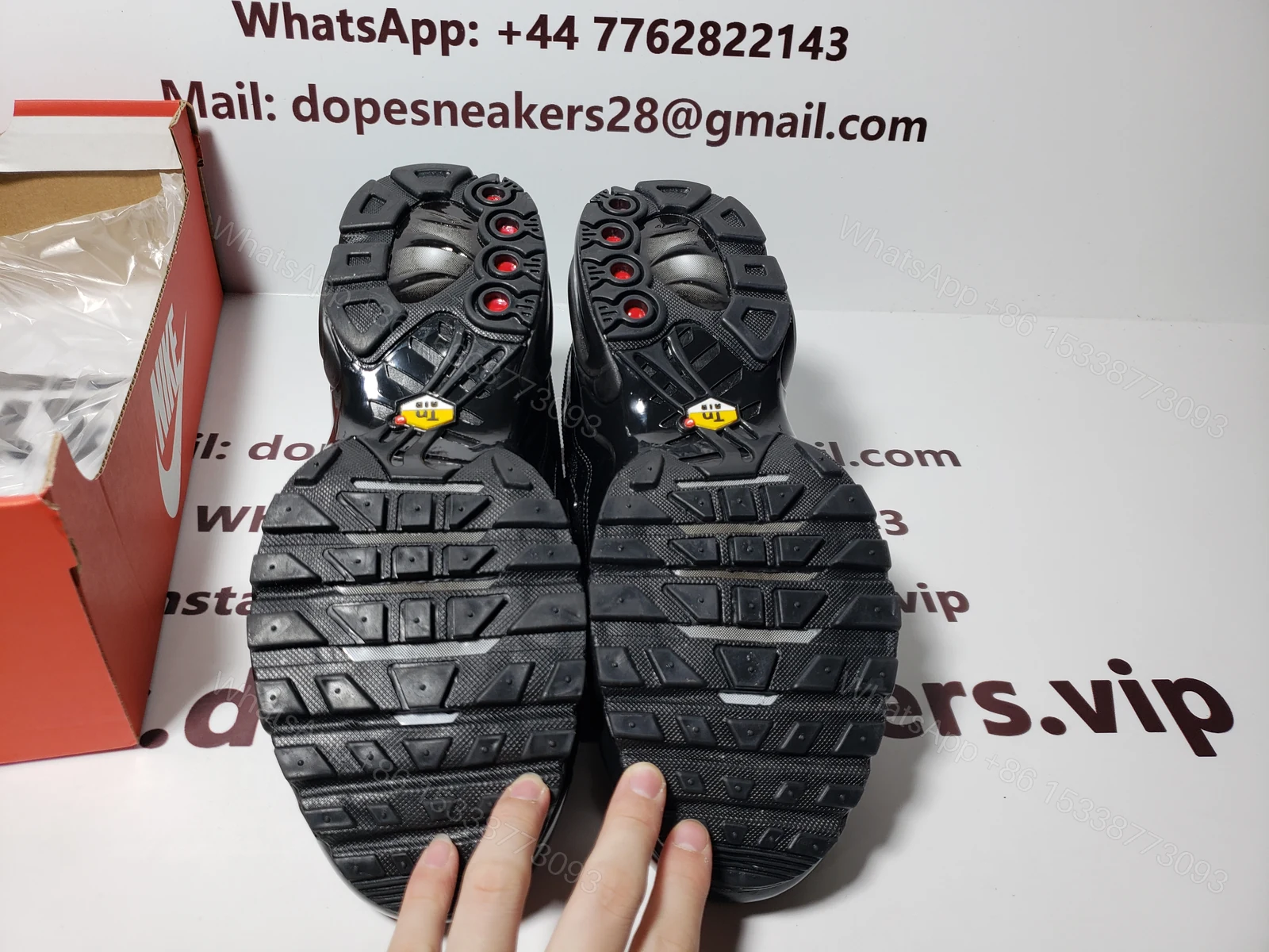 View 7 of Nike Fake Air Max Plus Triple Black 604133-050